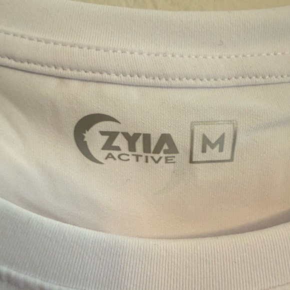 NEW ZYIA White Mirage Muscle Tank Medium - Picture 4 of 8
